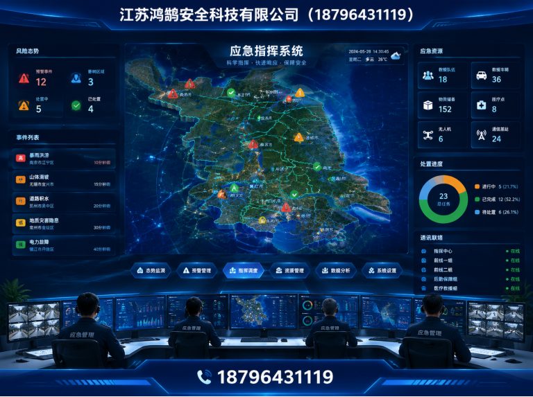 阿拉善应急指挥系统展示图